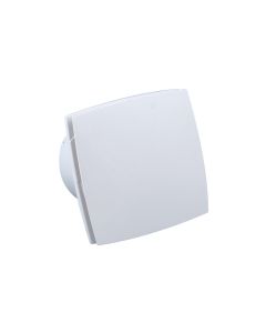 Eurovent Badkamer/Toiletventilator LD 100 ABS, kunststof front wit