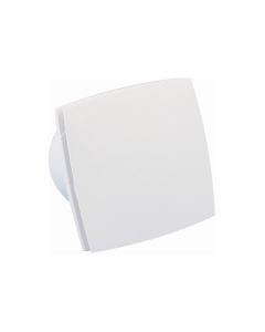 Eurovent Badkamer/Toiletventilator LD 125 ABS, kunststof front wit