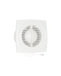 Eurovent ventilator Badkamer/Toiletventilator DV 100 ABS, kunststof wit