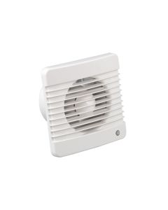 Eurovent Badkamer/Toiletventilator M 100 ABS, kunststof wit