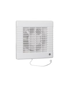 Eurovent Badkamer/Toiletventilator M1TH 100 ABS, kunststof wit