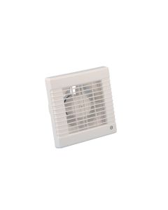 Eurovent ventilator Badkamer/Keukenventilator M1V 150 ABS, kunststof wit