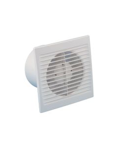 Eurovent ventilator Badkamer/Keukenventilator S 150 ABS, kunststof wit