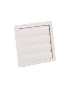 Nedco BV Lamellenrooster vlak model ø 125mm kunststof wit