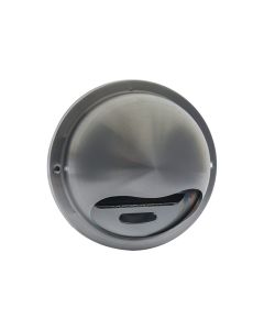 Nedco BV Buitenrooster bol model ø 100mm RVS titanium