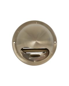 Nedco BV Buitenrooster bol model ø 100mm RVS messing