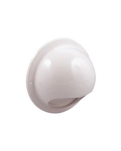 Nedco BV Buitenrooster bol model ø 125mm RVS wit, RAL 9010