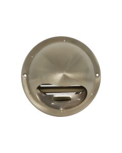 Nedco BV Buitenrooster bol model ø 125mm RVS messing