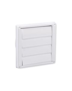 Nedco BV Lamellenrooster ø 150mm RVS wit, RAL 9010