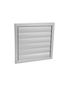 Nedco BV Aluminium lamellenrooster 355x355mm aluminium F1 aluminium geanodiseerd