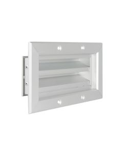 Nedco BV Aluminium gevelrooster 170 x 170mm aluminium geanodiseerd