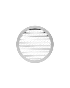 Nedco BV ALU schoepenrooster met grofmazig gaas Ø250mm wit