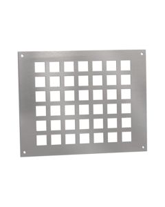Nedco BV Ventilatieplaat 250x200mm aluminium