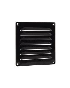 Nedco BV Schoepenrooster 160x160mm aluminium zwart