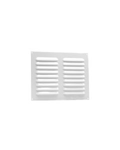 Nedco BV Schoepenrooster vlak model 250x200mm aluminium wit