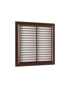 Nedco BV Schoepenrooster 250x250mm PS, kunststof bruin