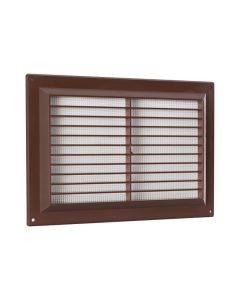 Nedco BV Schoepenrooster 250x170mm PS, kunststof bruin