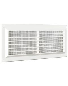 Nedco BV Schoepenrooster 130x300mm PS, kunststof wit