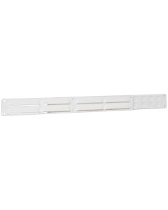 Nedco BV Ventilatieset 370x40mm kunststof/kunststof wit/wit