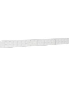 Nedco BV Ventilatieset 370x40mm kunststof/kunststof wit/wit