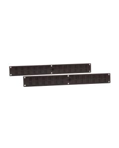 Nedco BV Ventilatieset 370x40mm kunststof/kunststof bruin/bruin