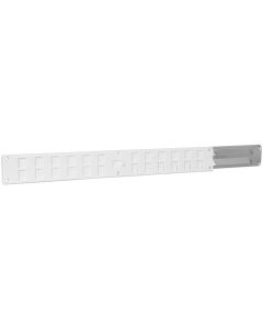 Nedco BV Ventilatieset 370x40mm kunststof/aluminium wit/blank