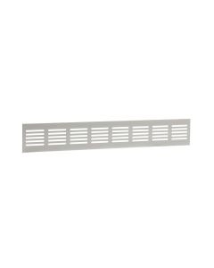 Nedco BV Plintrooster 400x60mm aluminium wit
