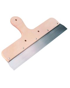 HET MELKMEISJE Spackmes 500mm houten greep RVS
