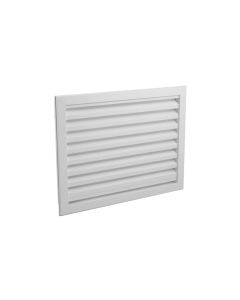 Nedco BV Whirlpoolrooster 400x300mm aluminium wit, met klemsluiting