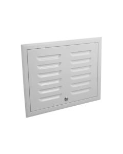 Nedco BV Inspectierooster 400x300mm staal pergamon, met slot