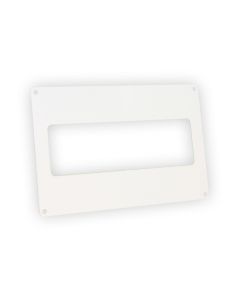 Nedco BV Afdekplaat 204x60mm (vlak) kunststof wit