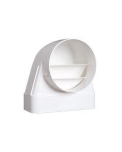 Nedco BV Overgangstuk haaks Eco+ Ø125mm-169x77mm