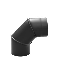 Nedco BV Zwart staal 2 mm 150 mm bocht 90° verstelbaar
