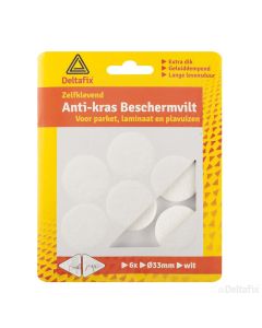 ANTI-KRASVILT 33 MM ROND WIT