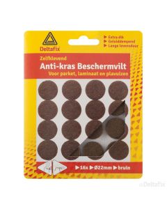 ANTI-KRASVILT 22 MM ROND BRUIN