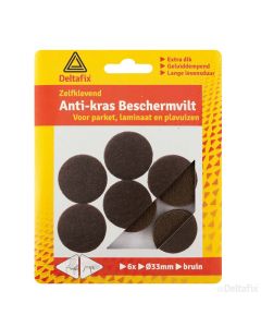 ANTI-KRASVILT 33MM ROND BRUIN