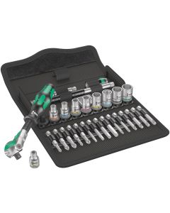 Wera 8100 SA 6 ZYKLOP SPEED-RATELSET, 1/4"-AANDRIJVING, METRISCH , 28-DELIG