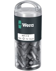 Wera 867/1 Z TORX® DIY 100, TX 15 X 25 MM (100 BITS PRO BOX)