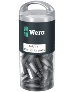 Wera 867/1 Z TORX® DIY 100, TX 20 X 25 MM (100 BITS PRO BOX)
