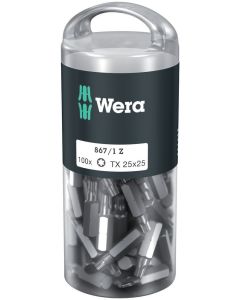 Wera 867/1 Z TORX® DIY 100, TX 25 X 25 MM (100 BITS PRO BOX)