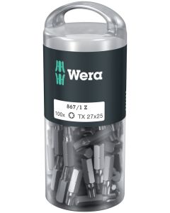 Wera 867/1 Z TORX® DIY 100, TX 27 X 25 MM (100 BITS PRO BOX)