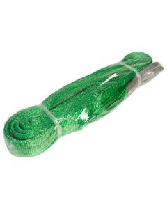 Konvox Hijsband met lussen groen 2 ton 6m