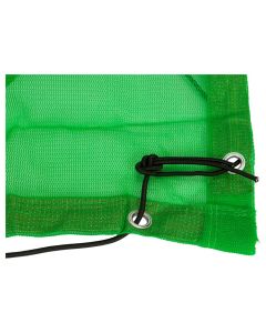Konvox Aanhangwnet fijnmazig met elastiek 2x3,5m Groen