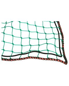 Konvox Aanhangwnet geknoopt met elastiek 2x4m Groen HDPE