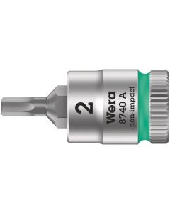 Wera 8740 A ZYKLOP BIT/DOP-COMBINATIE MET VASTHOUDFUNCTIE MET 1/4" AANDRIJVING, 2,0 X 28 MM