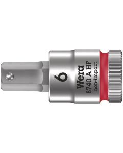 Wera 8740 A HF ZYKLOP BIT/DOP-COMBINATIE MET VASTHOUDFUNCTIE MET 1/4" AANDRIJVING, 6.0 X 28 MM