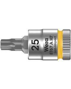 Wera 8767 A HF TORX® ZYKLOP BIT/DOP-COMBINATIE MET 1/4" AANDRIJVING MET VASTHOUDFUNCTIE, TX 25 X 28 MM