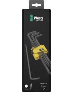 Wera 950/9 HEX-PLUS IMPERIAL 1 SB STIFSLEUTELSET, INCH, BLACKLASER, 9-DELIG