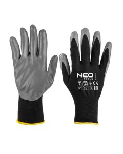 NEO 97-647K-9 Work gloves, ntrylemx-coated polyester, 4131X, size 9