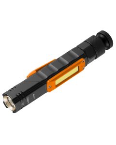 NEO 99-034 Zaklamp CREE XPE + COB LED op Accu